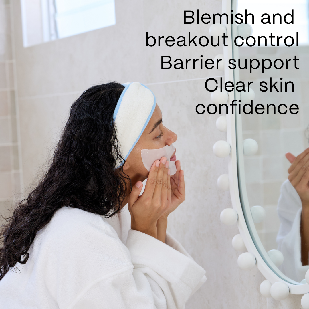 Clear Hydrogel Mask 4 Pack